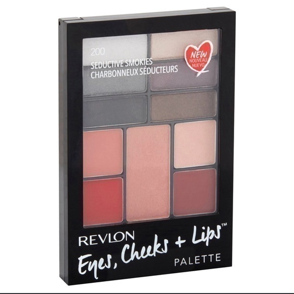 Revlon Other - Revlon eyes, cheeks, and lips 200-seductive smokies